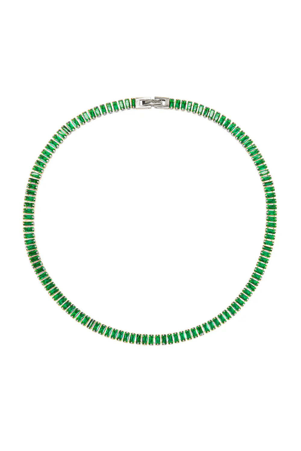Lina Green Crystal Necklace