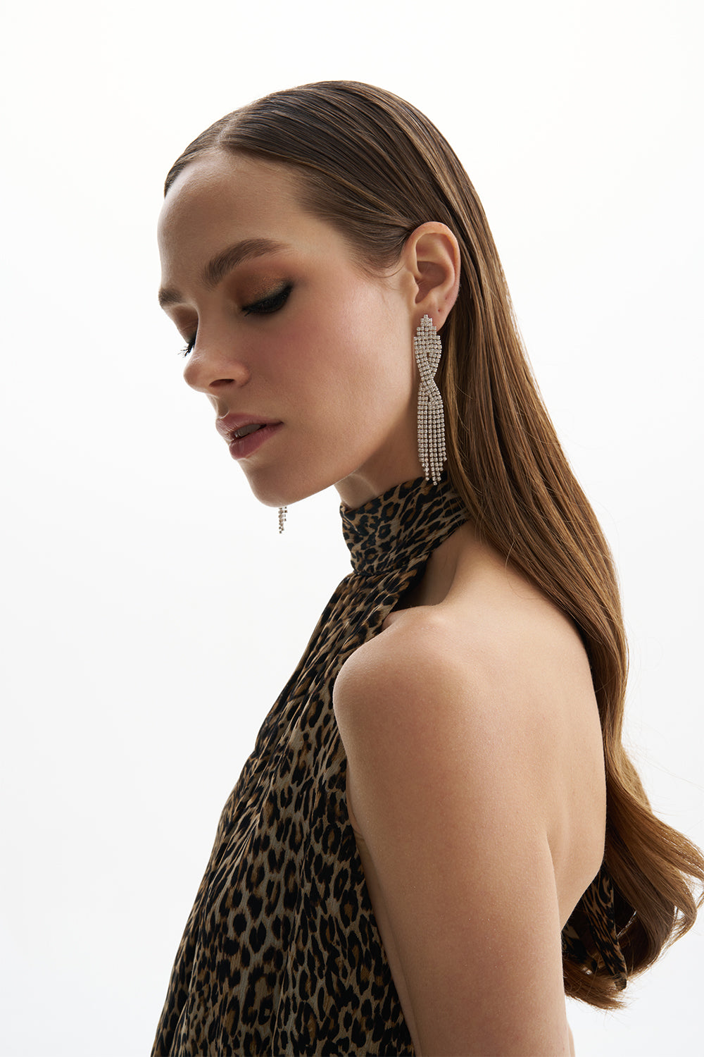 Georgina Crystal Dangle Earring