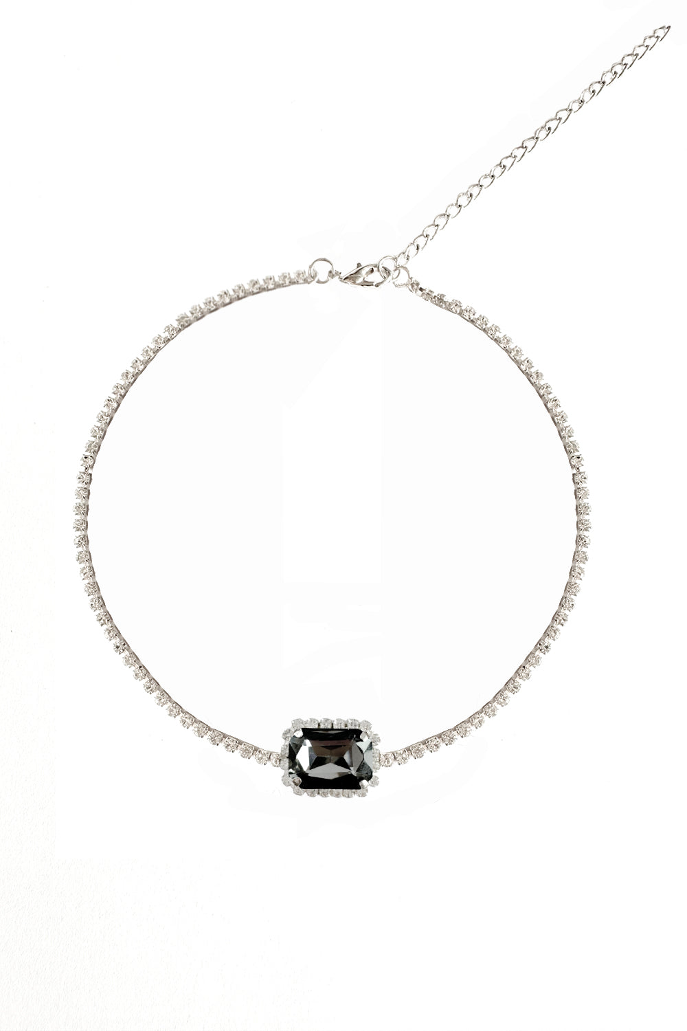 Luna Crystal Black Necklace