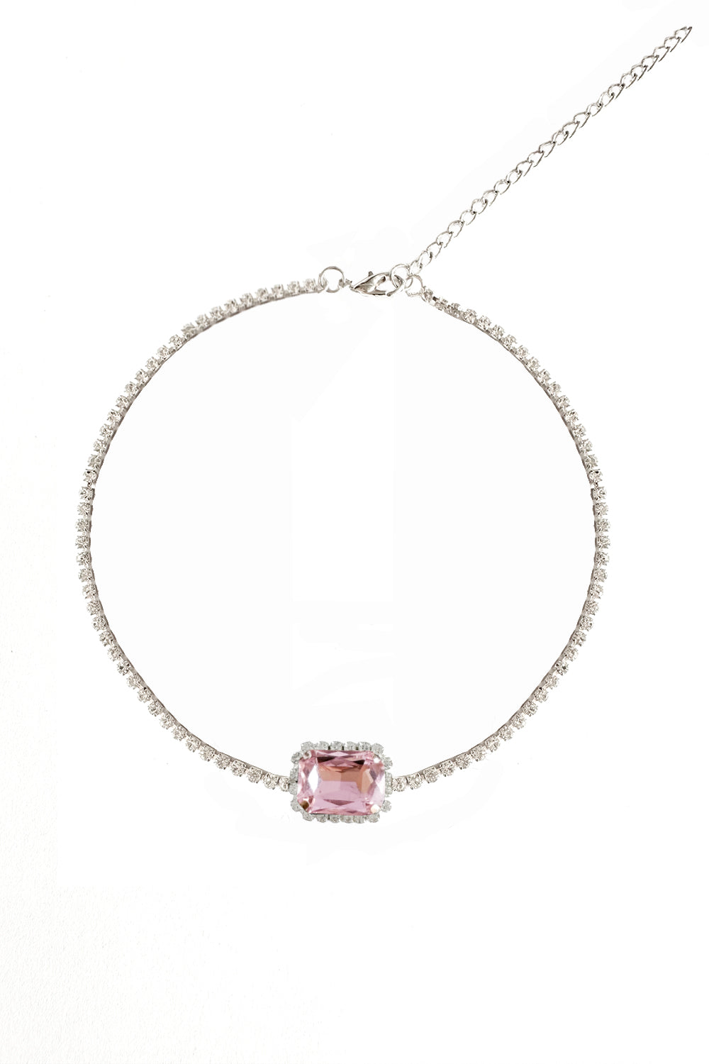 Luna Crystal Pink Necklace