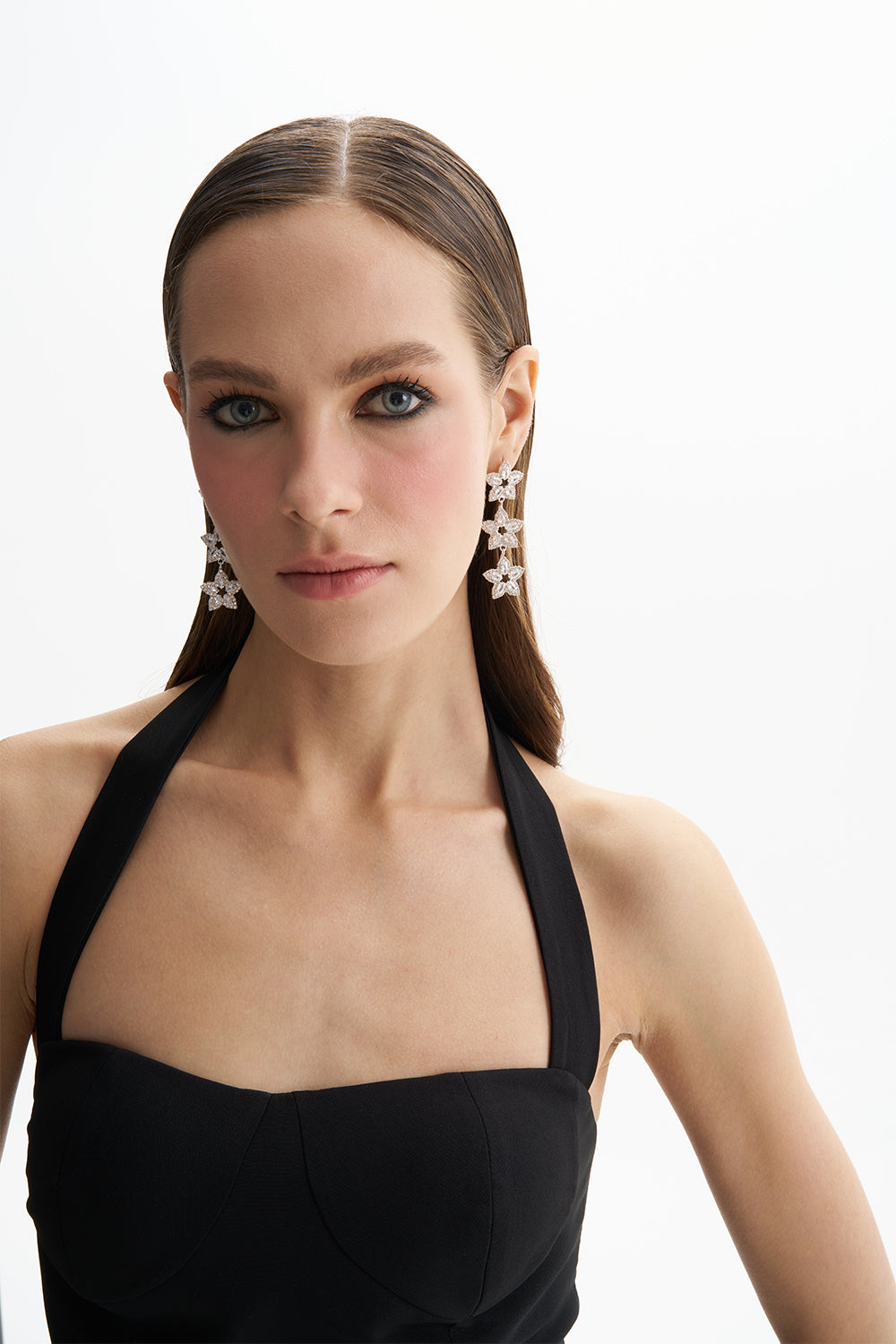 Luna Crystal Star Earring