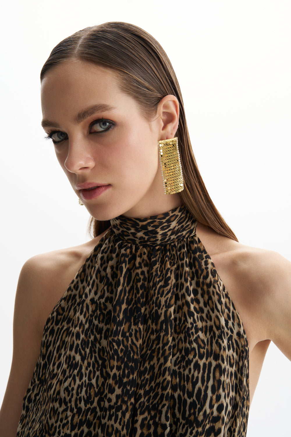 Ella Gold Disco Earring