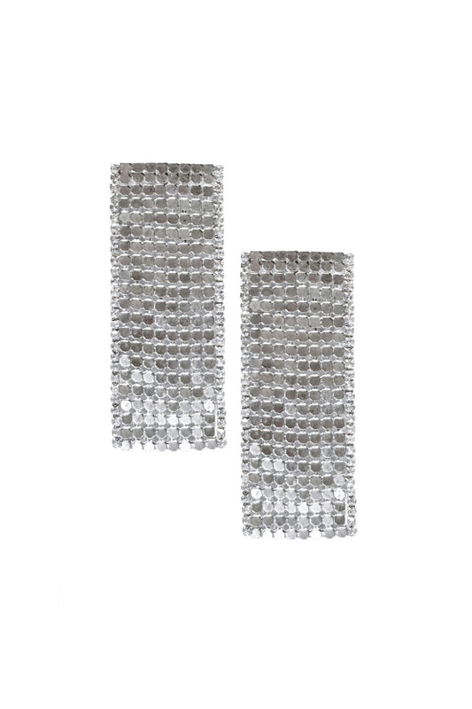 Ella Disco Silver Earring