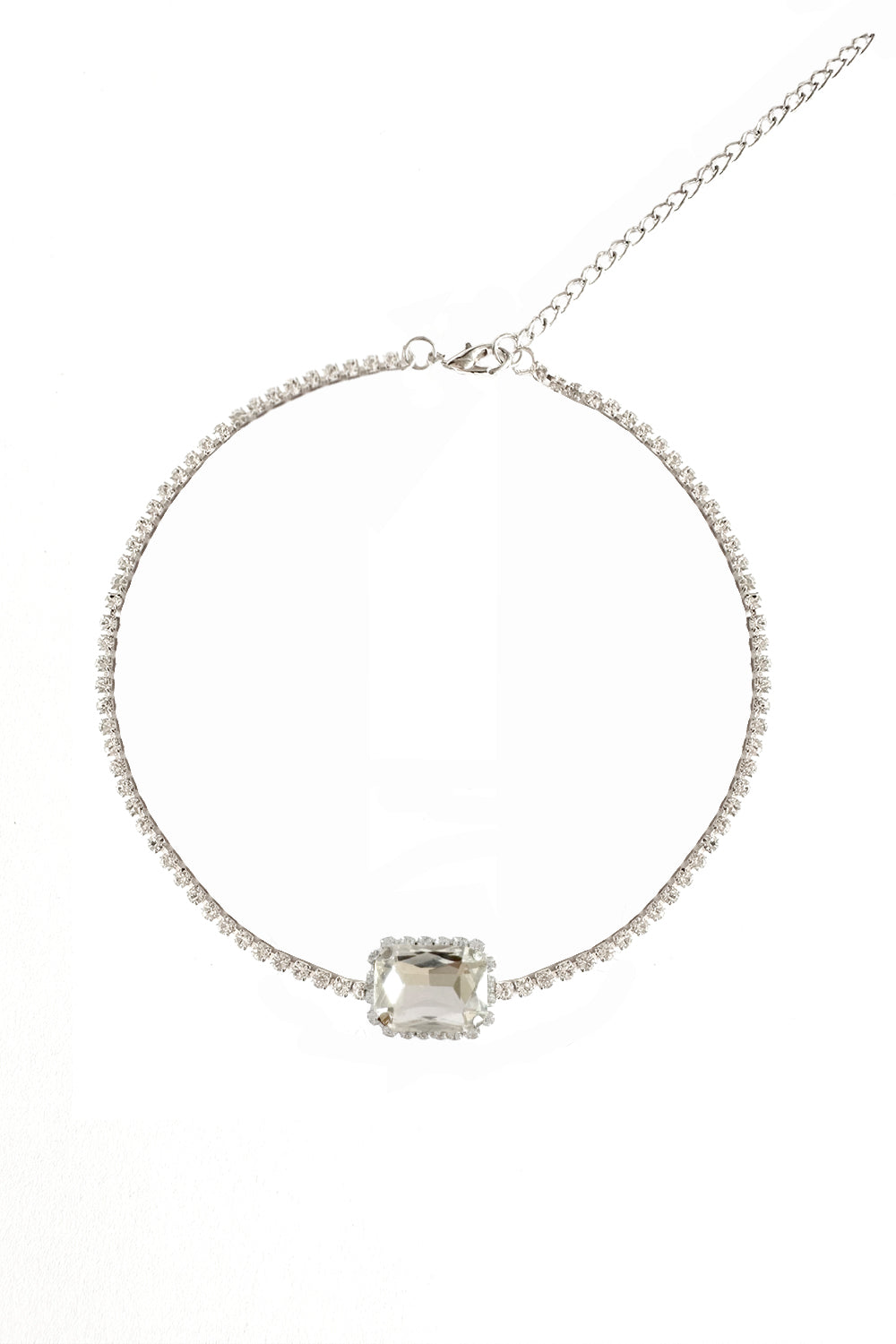 Luna Crystal White Necklace