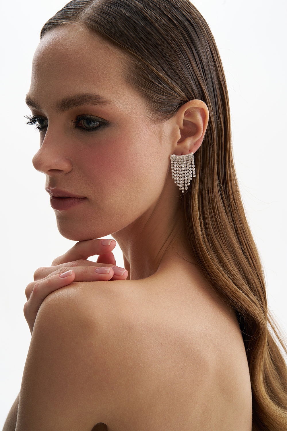 Eva Crystal Dangle Earring