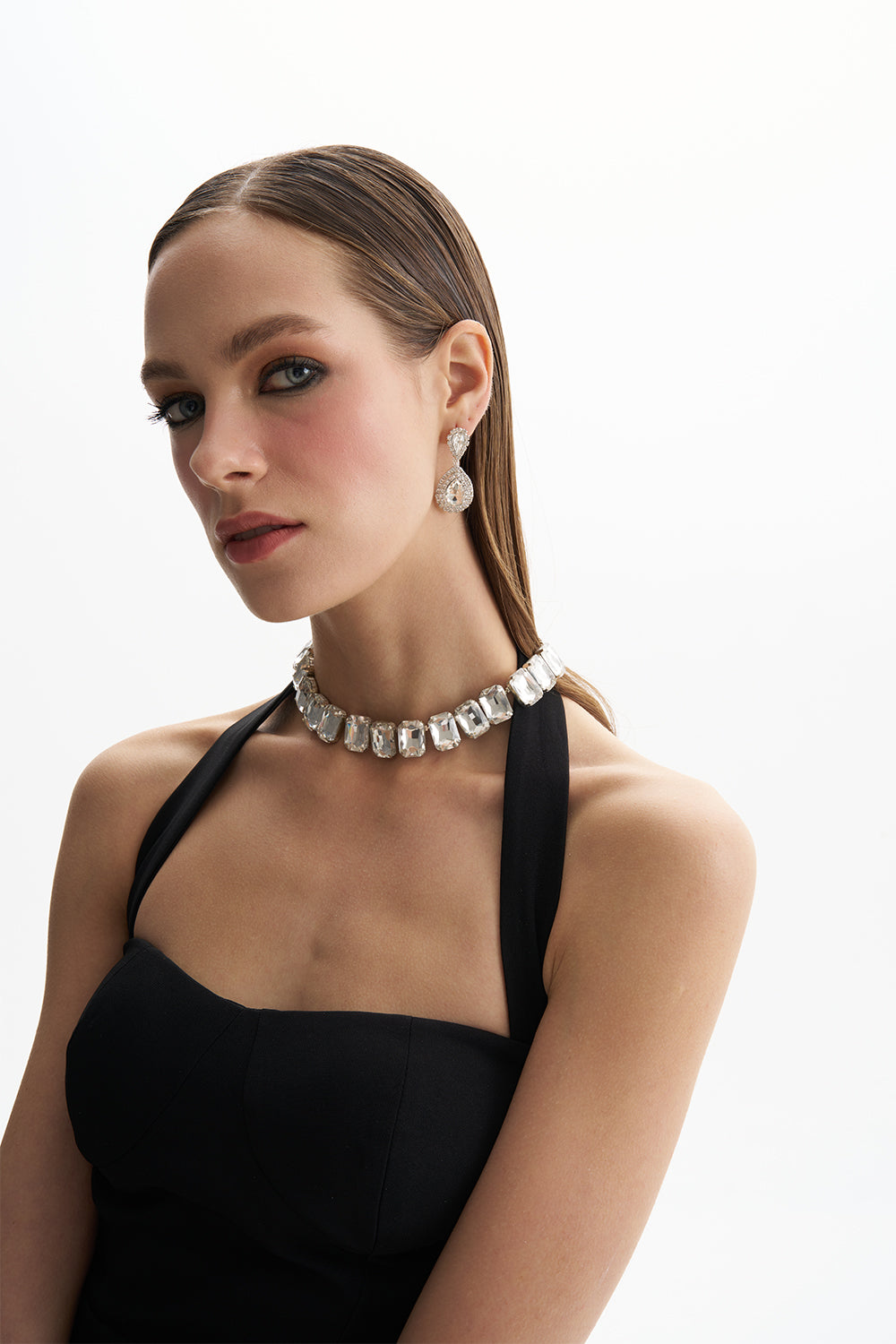 Nicole Crystal Drop Earring