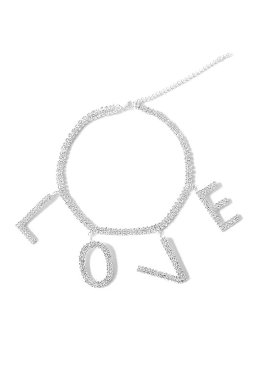 Love Crystal Necklace