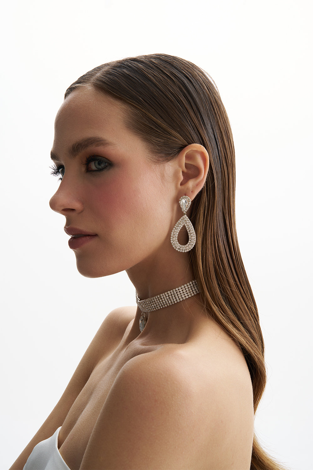 Claire Crystal Drop Earring