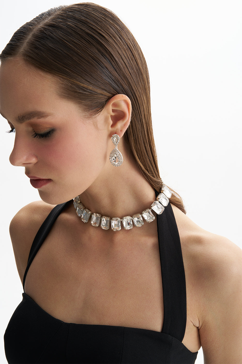 Nicole Crystal Drop Earring