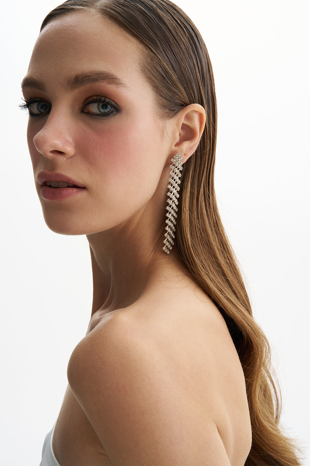 Tia Crystal Earring